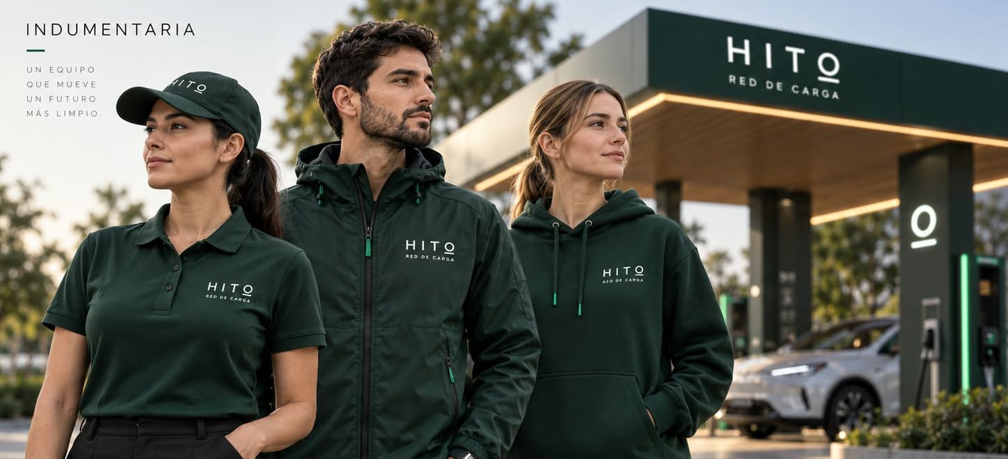 Equipo de operación HITO con indumentaria de marca